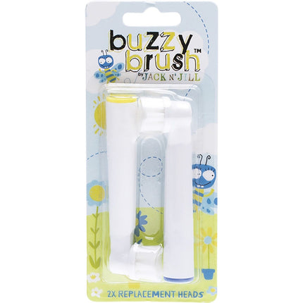 JACK N' JILL Replacement Heads Buzzy Brush 8x2pk | Shampoo