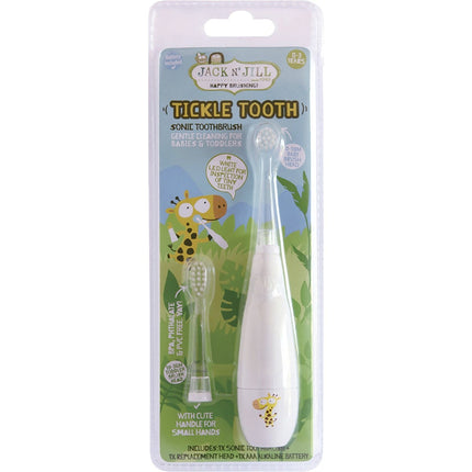 JACK N JILL Sonic Toothbrush Tickle Tooth 0-3 Years x8 | Oral Care