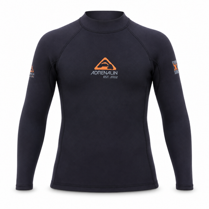 Junior Adrenalin Neoprene Wetsuit Top Black