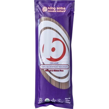 KING SOBA Organic 100% Buckwheat Noodles 250g | Grains & Pasta