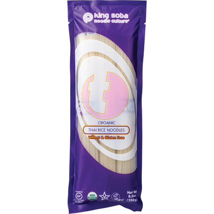 KING SOBA Organic Thai Rice Noodles 250g | Grains & Pasta