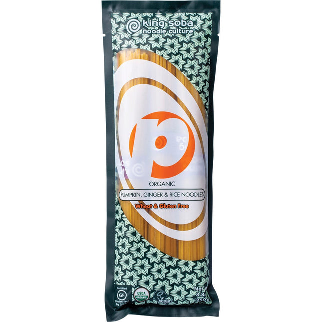 KING SOBA Organic Pumpkin, Ginger&rice Noodles 250g | Nuts & Seeds
