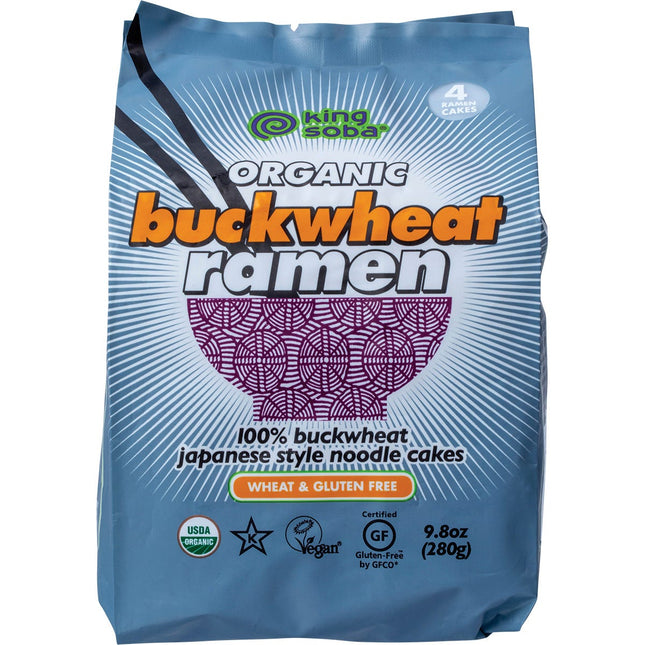 KING SOBA Organic Buckwheat Ramen Noodles 280g | Grains & Pasta