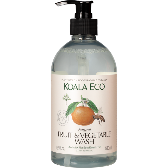 Koala Eco Fruit & Vegetable Wash Mandarin 6x500ml