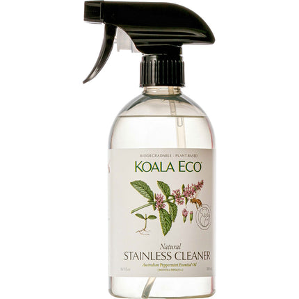 KOALA ECO Stainless Steel Cleaner Peppermint 500ml | Cleaning Spray