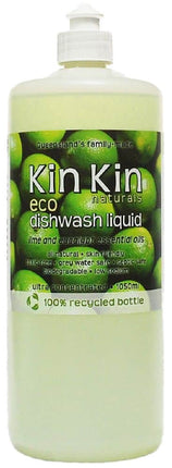 KIN KIN NATURALS ECO DISHWASH LIQUID LIME & EUCALYPT 1050ML