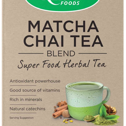 KINTRA FOODS MATCHA CHAI 25TEABAGS