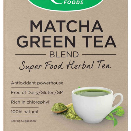 KINTRA FOODS MATCHA GREEN 25TEABAGS