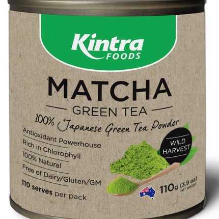KINTRA FOODS MATCHA 100% JAPANESE GREEN TEA POWDER 110G
