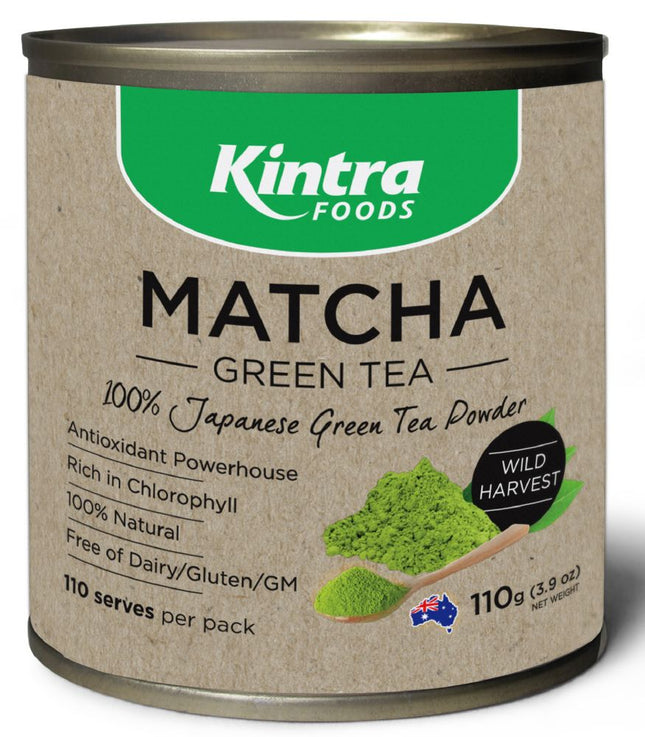 KINTRA FOODS MATCHA 100% JAPANESE GREEN TEA POWDER 110G