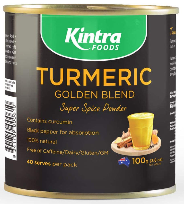 KINTRA FOODS TURMERIC GOLDEN BLEND POWDER 100G