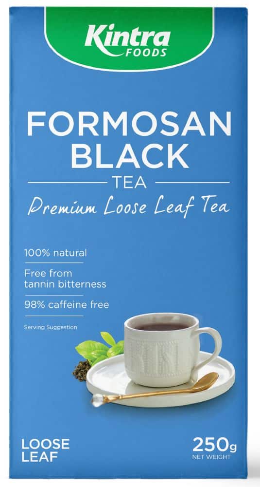 KINTRA FOODS FORMOSAN BLACK TEA LOOSE LEAF 250G