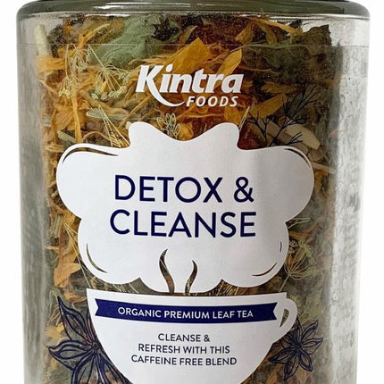 KINTRA FOODS DETOX CLEANSE LEAF TEA 60G JAR