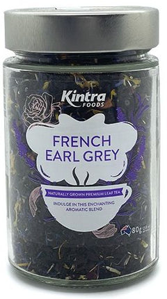 KINTRA FOODS LOOSE LEAF FRENCH EARL GREY 80G