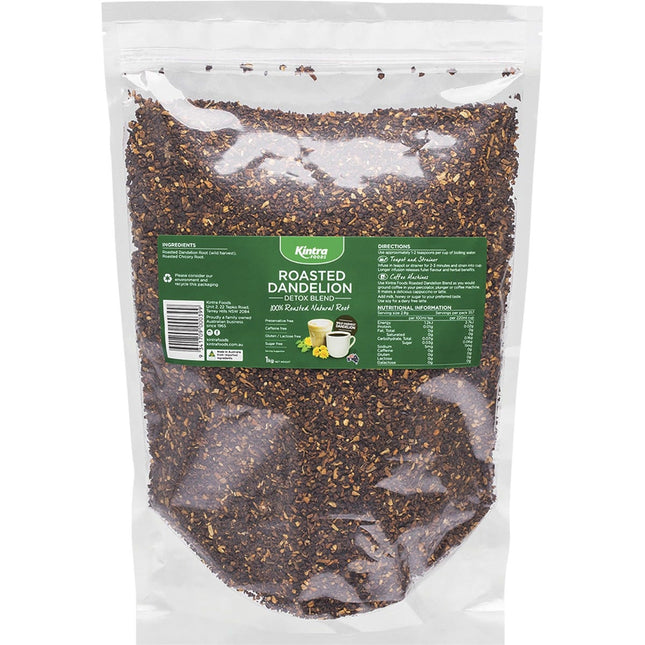 KINTRA FOODS - ROASTED DANDELION BLEND GRANULAR 1KG