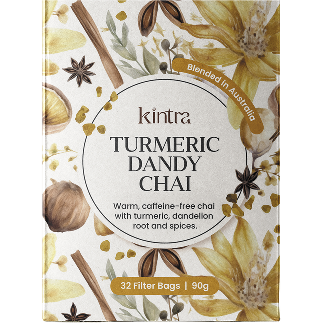 Kintra Blends Turmeric Dandy Chai Herbal Tea Bags 32pk