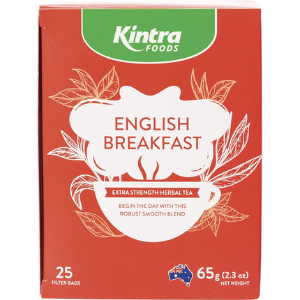 Kintra Foods - Herbal Tea Bags Australian Breakfast  - 25pk
