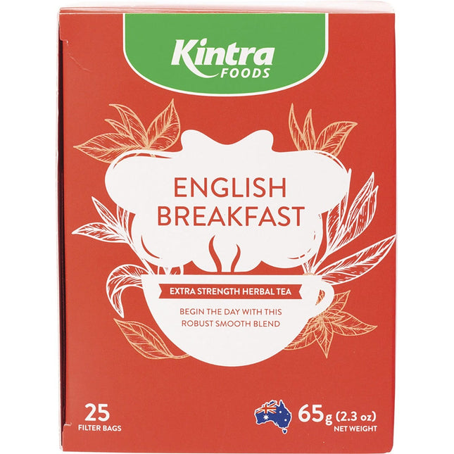Kintra Foods - Herbal Tea Bags Australian Breakfast  - 25pk