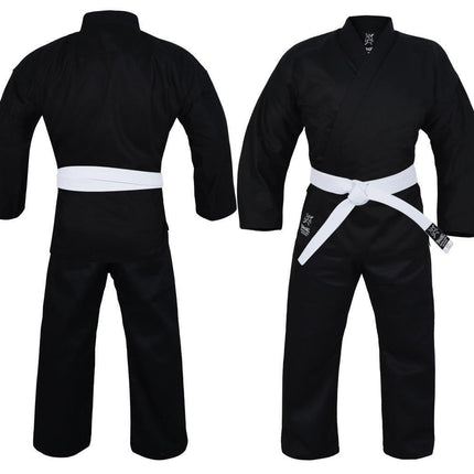 MORGAN YAMASAKI PRO BLACK KARATE UNIFORM (10OZ)