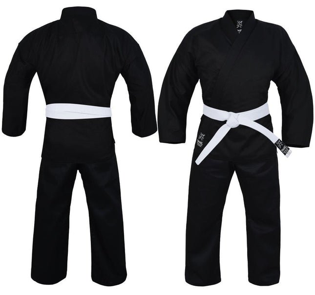 MORGAN YAMASAKI PRO BLACK KARATE UNIFORM (10OZ)