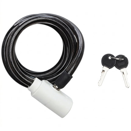Luma Lock Cable, 8mm x 1850mm, key lock, (No Mounting Bracket)