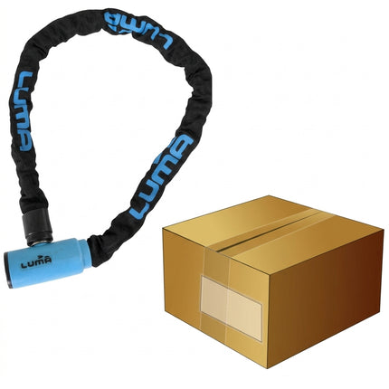 Lock, Key lock Chain w/cover, 8mm x 1500mm LUMA No1 lock brand in Spain, Box qty 4