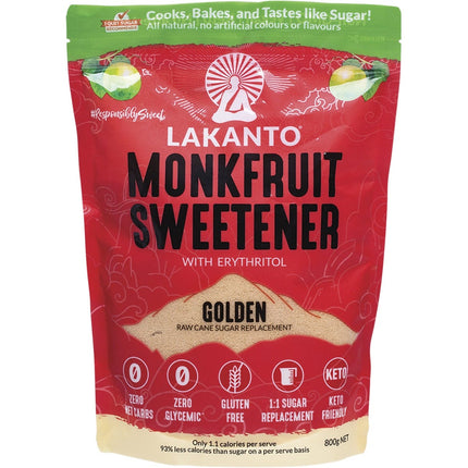 LAKANTO Golden Monkfruit Sweetener 800g | Baking Ingredient