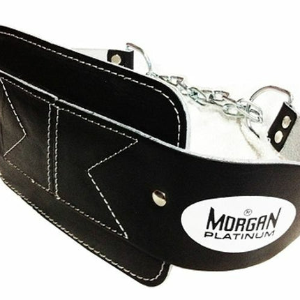 MORGAN 'PLATINUM' LEATHER DIPPING WEIGHT BELT
