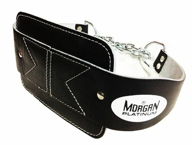 MORGAN 'PLATINUM' LEATHER DIPPING WEIGHT BELT