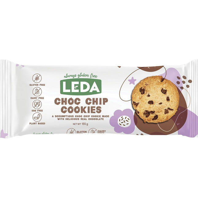 LEDA Choc Chip Cookies 8x155g | Snack Chips