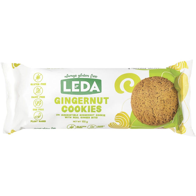 LEDA Gingernut Cookies 8x155g | Nuts & Seeds