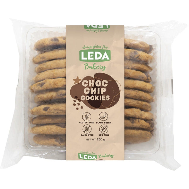 LEDA Choc Chip Cookies Bakery Range 6x250g | Snack Chips