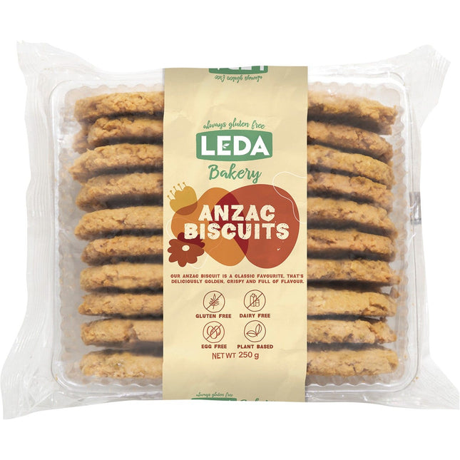 LEDA ANZAC Biscuits Bakery Range 6x250g | Snack
