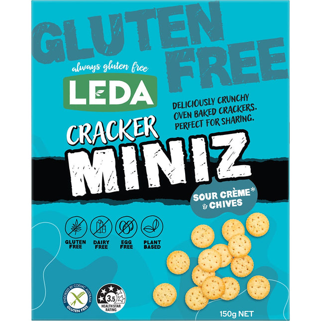 LEDA Cracker Miniz Sour Crème & Chives 6x150g | Face Toner