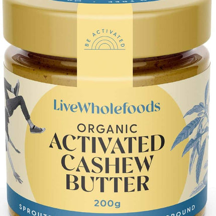 LIVE WHOLEFOODS CASHEW BUTTER ORG ACTIVATED 200G