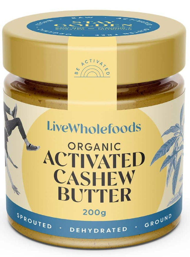 LIVE WHOLEFOODS CASHEW BUTTER ORG ACTIVATED 200G