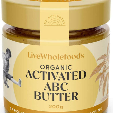 LIVE WHOLEFOODS ABC BUTTER ORGANIC ACTIVATED 200G