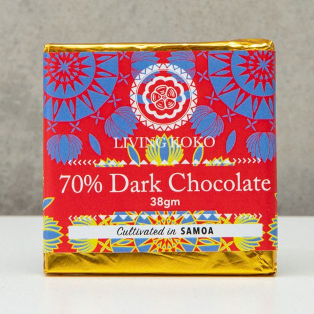 LIVING KOKO ORGANIC SINGLE ORIGIN DARK CHOCOLATE (70%) 38G