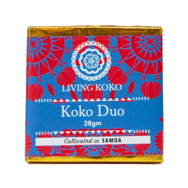 LIVING KOKO KOKO DUO + NIBS DARK CHOCOLATE (70%) 38G
