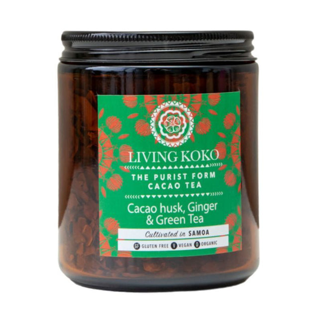 LIVING KOKO CACAO, GINGER & GREEN TEA 60G
