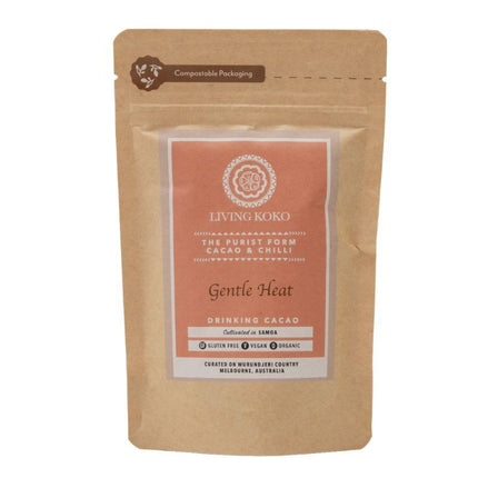 LIVING KOKO GENTLE HEAT DRINKING CACAO & CHILLI 100G