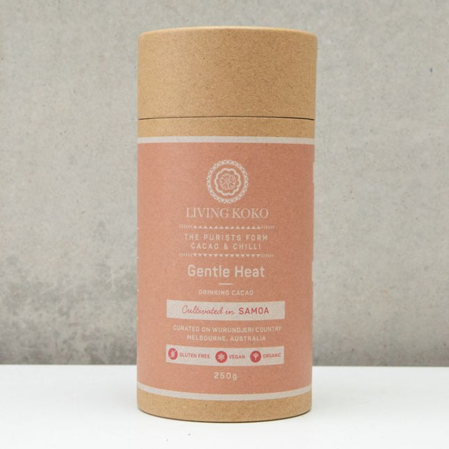 LIVING KOKO GENTLE HEAT DRINKING CACAO & CHILLI 250G