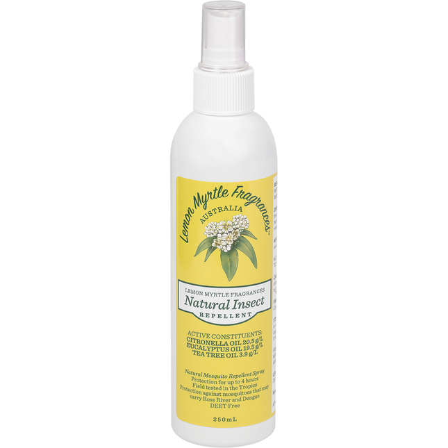 Lemon Myrtle Fragrances Natural Insect Repellent 250ml