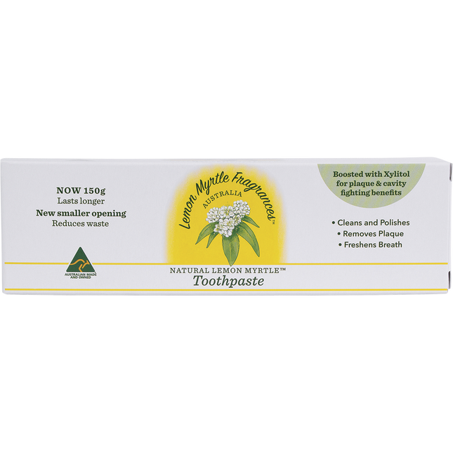 Lemon Myrtle Fragrances Fluoride-Free Toothpaste 150g