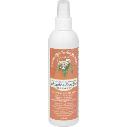 LEMON MYRTLE FRAGRANCES Mozzie & Sandfly Repellent 250ml | Insect Repellent