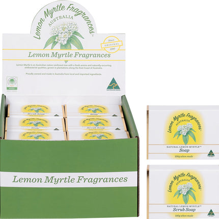 LEMON MYRTLE FRAGRANCES - SOAP MIXED PLAIN & EXFOLIANT
