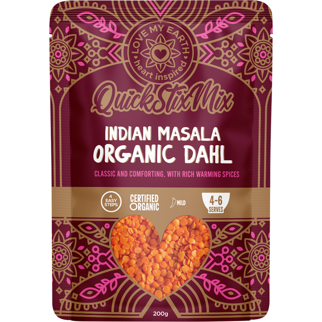 Love My Earth Organic Dahl Indian Masala Mix 200g