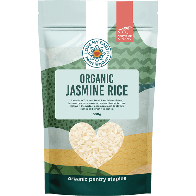 Love My Earth Organic Jasmine Rice 500g