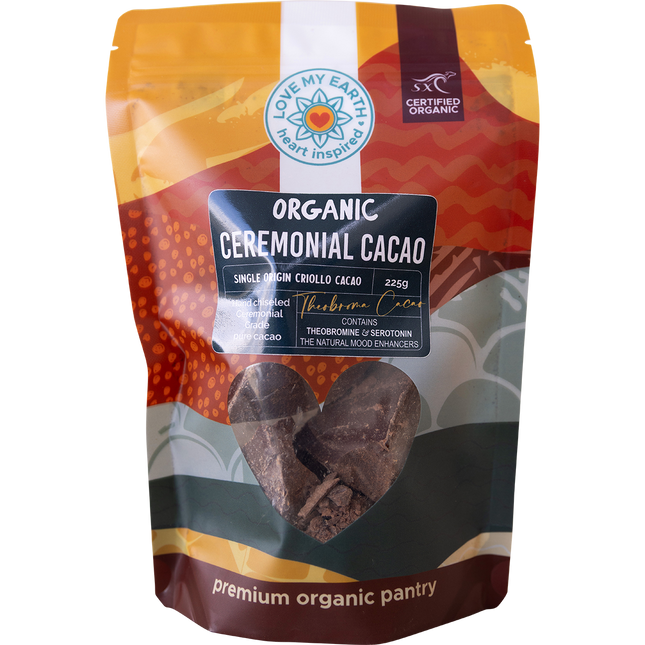 Love My Earth Organic Ceremonial Cacao 225g