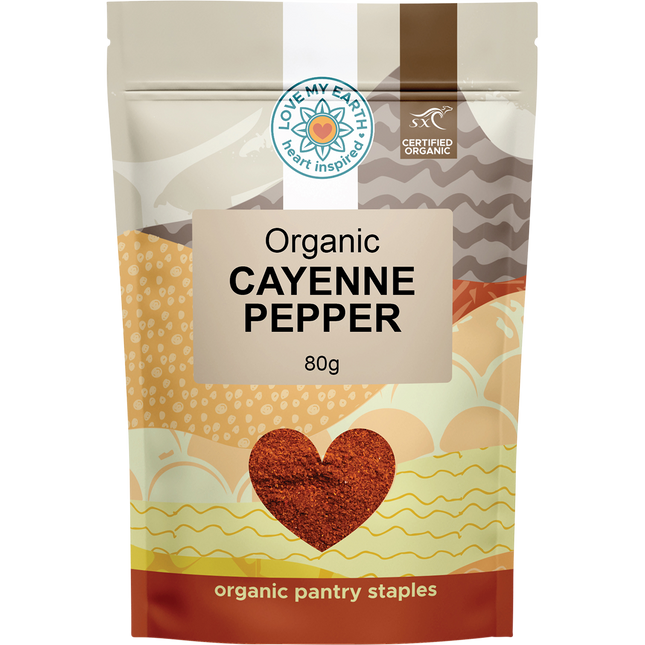 Love My Earth Organic Cayenne Pepper 80g